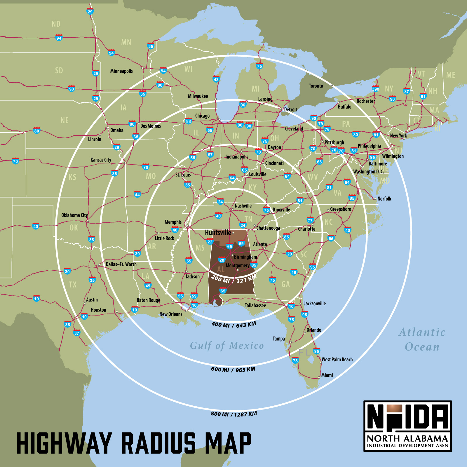 Regional Highway Map