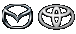 Mazda/Toyota Logos
